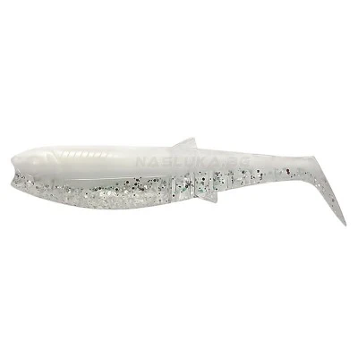 Силиконова примамка Savage Gear Cannibal Shad - White Flash