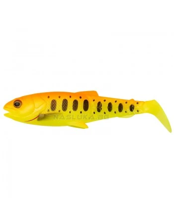 Силиконов шад Savage Gear Craft Cannibal PaddleTail - Golden Ambulance