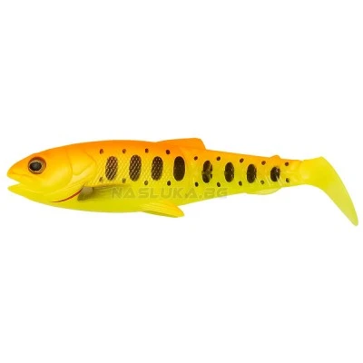 Силиконов шад Savage Gear Craft Cannibal PaddleTail - Golden Ambulance