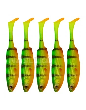 Комплект от 5 бр. силиконови примамки Savage Gear Craft Shad 8.8см/4.2г - Firetiger