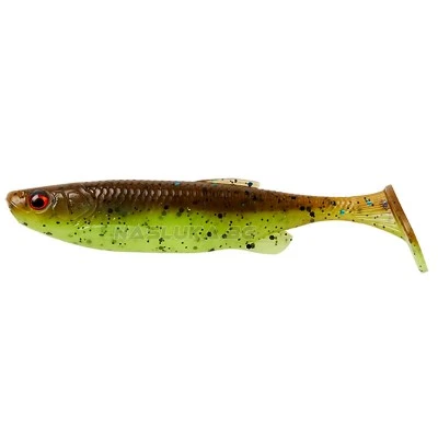 Силиконов шад Savage Gear Fat Minnow T-Tail 10.5 см - Chart Pumpkin