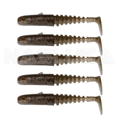 Сет силиконови шадове Savage Gear Gobster Shad - 5 бр. - цвят Holo Baitfish