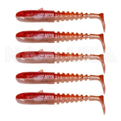 Сет силиконови шадове Savage Gear Gobster Shad - 5 бр. - цвят Smelt