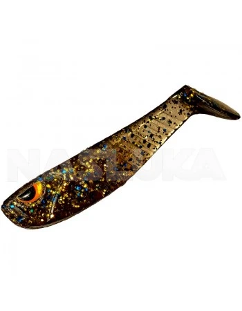 Изкуствени ароматизирани примамки Sea Buzz Boom Shad 5см - 5 бр. - цвят Dark Gold/Seed