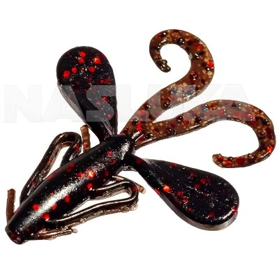 Силиконови ароматизирани ларви Sea Buzz Candy Larva 4.8см - 5 бр. - цвят Black/Mix Seed