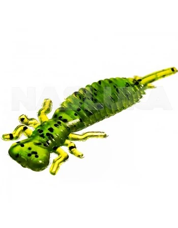 Силиконови ароматизирани ларви Sea Buzz Crazy Larva 5.0см - 5 бр. - цвят Dark Olive/Seed