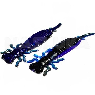 Силиконови ароматизирани ларви Sea Buzz Crazy Larva 5.0см - 5 бр. - цвят Dark Purple