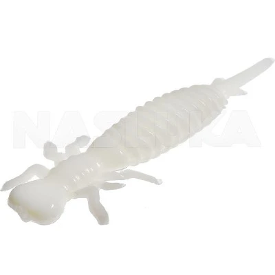 Силиконови ароматизирани ларви Sea Buzz Crazy Larva 5.0см - 5 бр. - цвят White May Fly