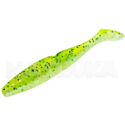 Силиконови ароматизирани шадове Sea Buzz Crystal Shad 7см - 5 бр. - цвят Green Melon Seed
