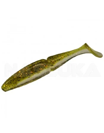 Силиконови ароматизирани шадове Sea Buzz Crystal Shad 10см - 5 бр. - цвят Olive White
