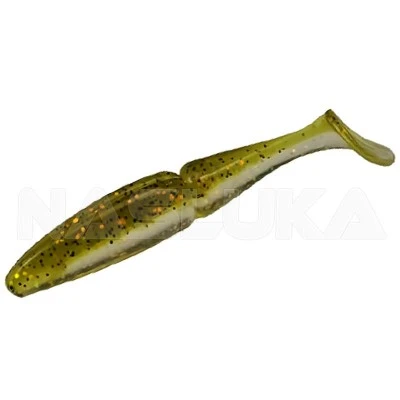 Силиконови ароматизирани шадове Sea Buzz Crystal Shad 10см - 5 бр. - цвят Olive White