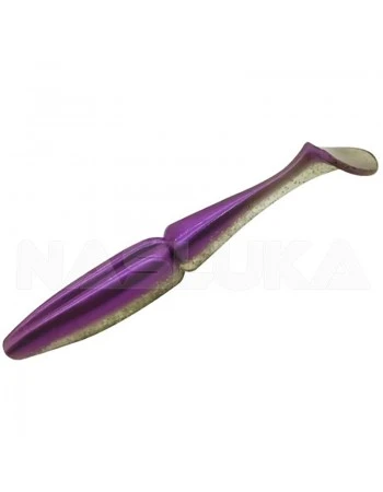 Силиконови ароматизирани шадове Sea Buzz Crystal Shad 10см - 5 бр. - цвят Purple Clear