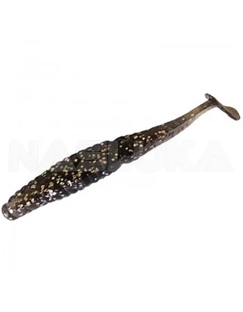 Ароматизирани силиконови шадове Sea Buzz Duo Shad 10см - 5 бр. - цвят Black/Silver Glitter