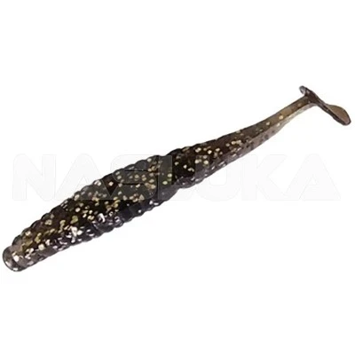 Ароматизирани силиконови шадове Sea Buzz Duo Shad 10см - 5 бр. - цвят Black/Silver Glitter