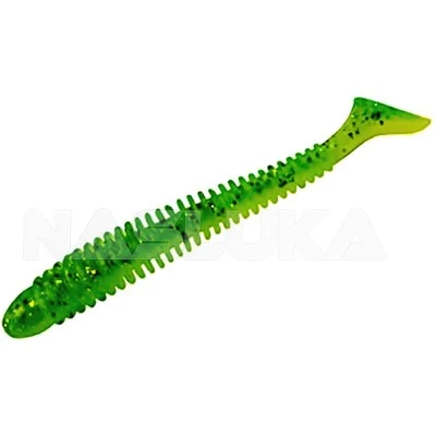Силиконови ароматизирани примамки Sea Buzz Rocky Shad 10см - 5 бр. - цвят Lime-Yellow-Seed
