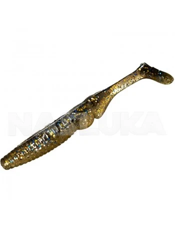Ароматизирани силиконови шадове Sea Buzz Zulu Shad 7.5см - 5 бр. - цвят Dark Night - Seed