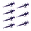 Силиконови примамки-ларви в пакет Senshu May Fly - цвят Purple Haze
