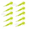 Силиконови примамки-ларви в пакет Senshu Nymph Crawler - цвят Yellow Fluo