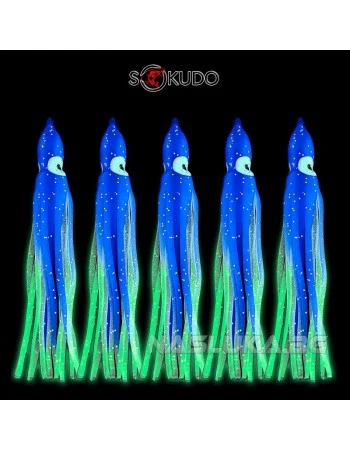 Силиконови октоподи Sokudo - цвят Blue Glow
