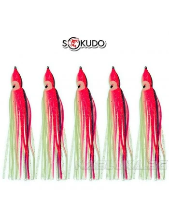 Силиконови октоподи Sokudo - цвят Pink Glow