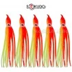 Силиконови октоподи Sokudo - цвят Red Glow