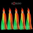 Силиконови октоподи Sokudo - цвят Red Glow