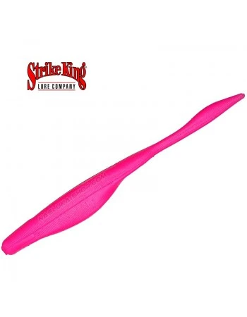 Силиконови ароматизирани примамки Strike King Caffeine Shad - 12.5см - 8 бр. - цвят Bubble Gum