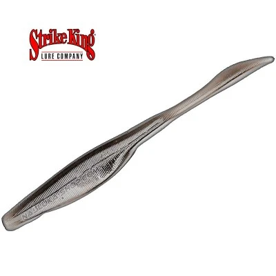 Силиконови ароматизирани примамки Strike King Caffeine Shad - 12.5см - 8 бр. - цвят Ghost Shad