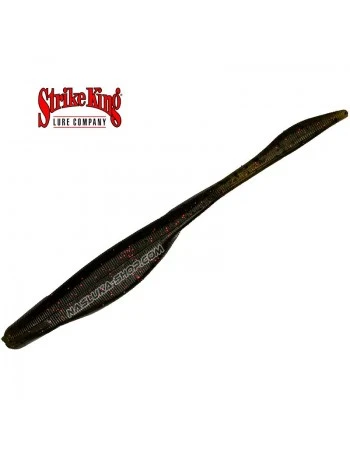 Силиконови ароматизирани примамки Strike King Caffeine Shad - 12.5см - 8 бр. - цвят Watermelon Red FLK