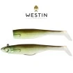 Силиконова примамка Westin Magic Minnow Jig - цвят Olive Abalone