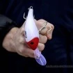 Плаващ воблер за сом Black Cat Baby Cranker 12см 25г - Red Head