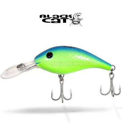 Воблер за сом Black Cat Cranker - Special Green