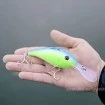 Плаващ воблер за сом Black Cat Baby Cranker 12см 25г - Special Green