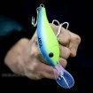 Плаващ воблер за сом Black Cat Baby Cranker 12см 25г - Special Green
