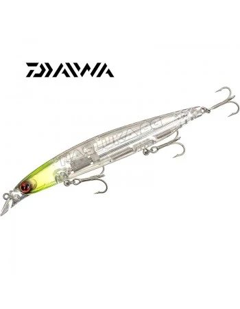 Потъващ воблер Daiwa Shore Line Shiner Vertice R 125S - 12.5см 23г - Chart Head Clear