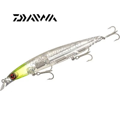Потъващ воблер Daiwa Shore Line Shiner Vertice R 125S - 12.5см 23г - Chart Head Clear