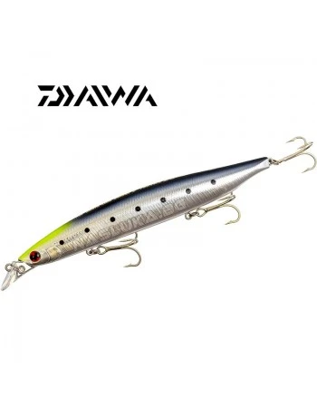 Морски потъващ воблер Daiwa Shore Line Shiner Vertice R 140S - 14см 28.5г - Chart Head Iwashi