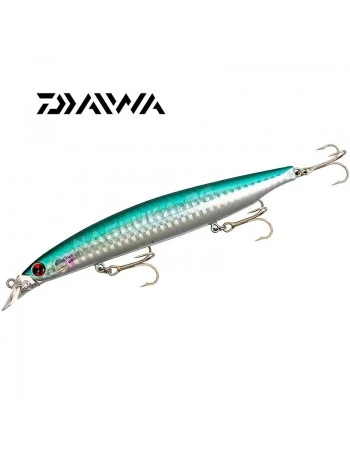 Потъващ воблер Daiwa Shore Line Shiner Vertice R 125S - 12.5см 23г - Kibinago Flash