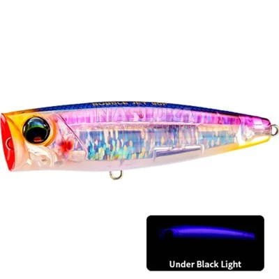 Воблер-попер Duel L-Blue Bubble Jet F 90мм 23.5г, цвят HKVK