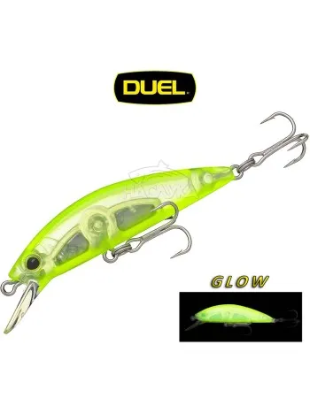 Потъващ воблер Duel LG Heavy Minnow 50 мм, 6 г, LSCL