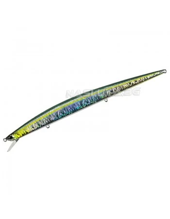 Потъващ воблер за морски риболов Duo Tide Minnow Slim Flyer - Inada Verde