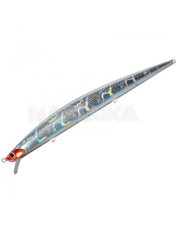Потъващ воблер за морски риболов Duo Tide Minnow Slim Flyer - Prism Ivory