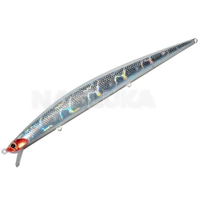DUO Slim Flyer Prism Ivory Потъващ воблер за морски риболов Duo Tide Minnow Slim Flyer - Prism Ivory