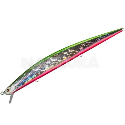 Потъващ воблер за морски риболов Duo Tide Minnow Slim Flyer - Emerald Gleam PB
