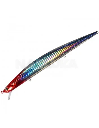 Потъващ воблер за морски риболов Duo Tide Minnow Slim Flyer - Chigomori Red Head