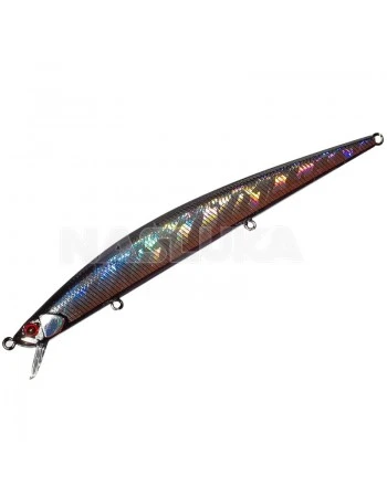 Потъващ воблер за морски риболов Duo Tide Minnow Slim Flyer - Black Shad