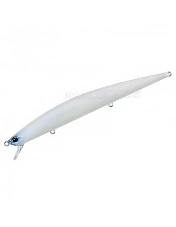 Плаващ воблер за Лаврак, Лефер и Баракуда Duo Tide Minnow Slim 140 - Neo Pearl