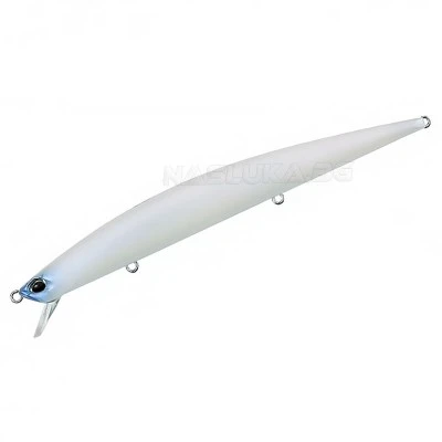Плаващ воблер за Лаврак, Лефер и Баракуда Duo Tide Minnow Slim 140 - Neo Pearl