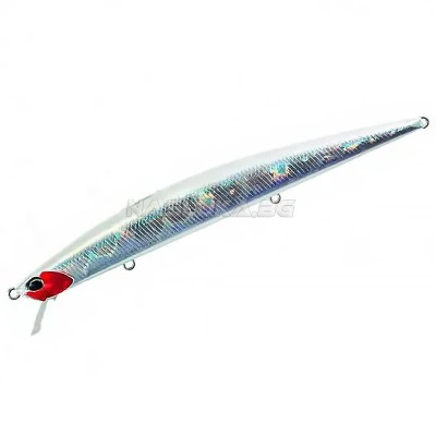 Плаващ воблер за Лаврак, Лефер и Баракуда Duo Tide Minnow Slim 140 - Prism Ivory