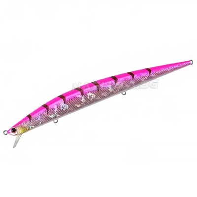 DUO Slim Flyer Pink Gigo Потъващ воблер за морски риболов Duo Tide Minnow Slim Flyer - Pink Gigo
